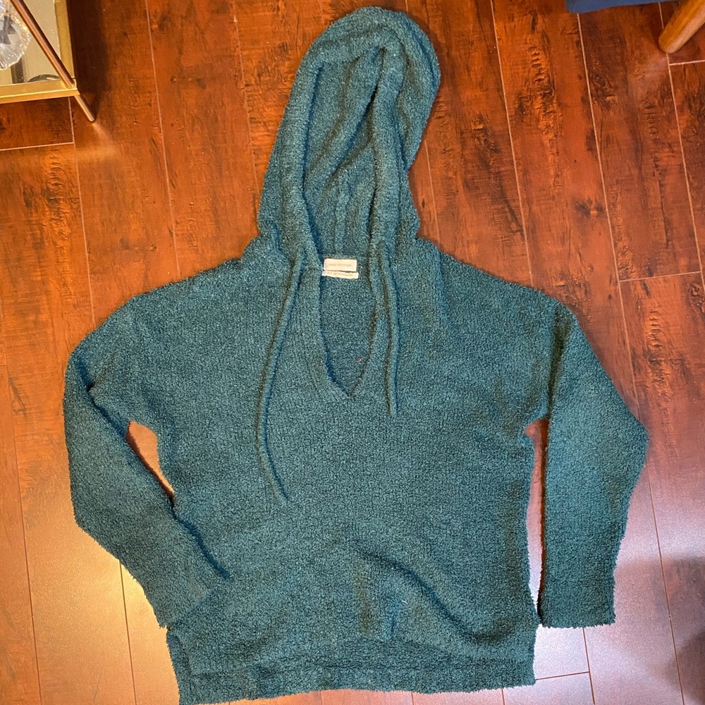Oversized fuzzy hoodie /top
